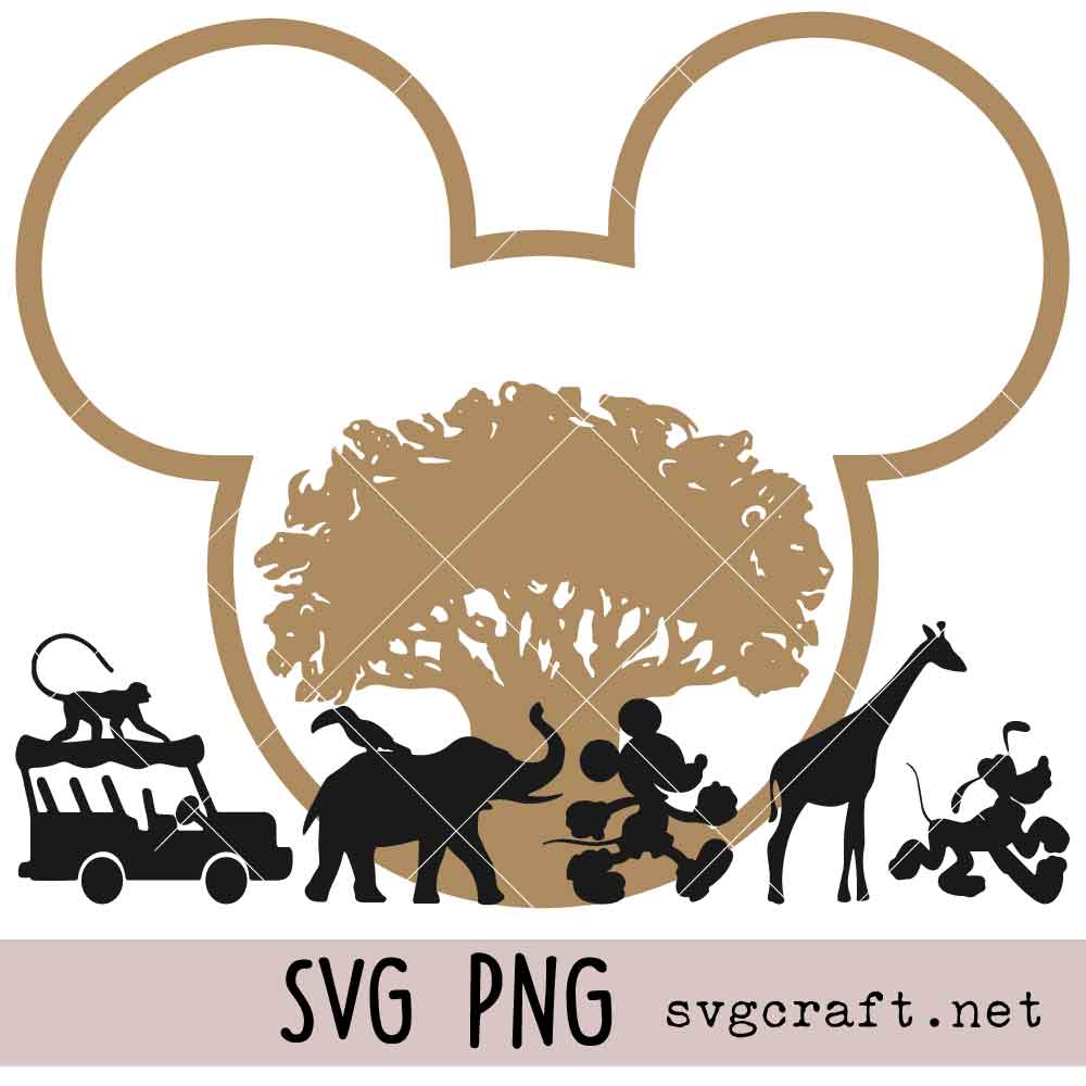 Animal Kingdom Matching SVG PNG Animal Kingdom Matching Svg Png, Family vacation Svg Png, Wild trip Svg Png