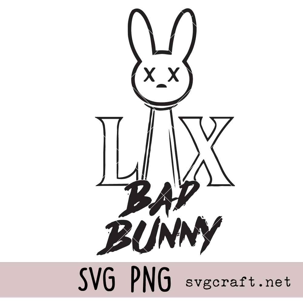 Bad Bunny LX Game Day Svg Png Bad Bunny LX Game Day Svg Png, Bad Bunny Football Svg Png