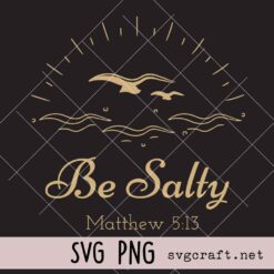 Be Salty Matthew 5:13 Svg Png, Christian Womens Svg Png, Matthew 5:13 Svg Png