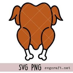 Cooked Turkey Svg Png, Thanksgiving Turkey Svg Png, Thanksgiving Dinner Svg Png