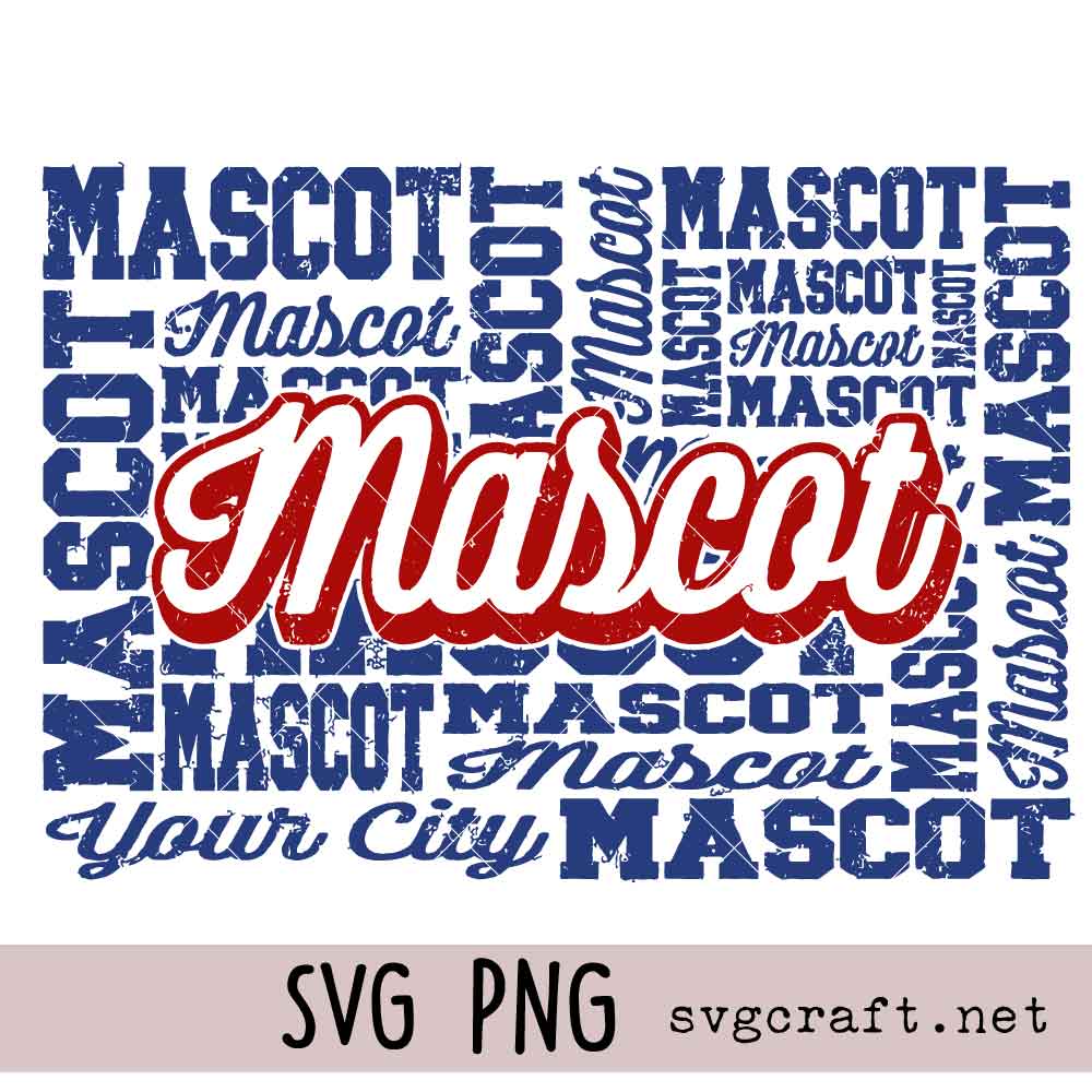 Custom Mascot Word Art Script Design Svg Png Custom Mascot Word Art Script Design Svg Png, Custom Sports Mascot Digital File Svg Png