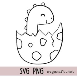 Dinosaur Svg Png, Dino Svg Png, Cute T-rex Svg Png