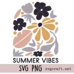 Flower Market Svg Png, Summer Vibes Svg Png, Tropical Vibes Svg Png, Summer Svg Png
