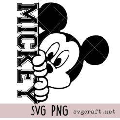 Mickey Varsity Design Svg Png, Family Vacation Svg Png