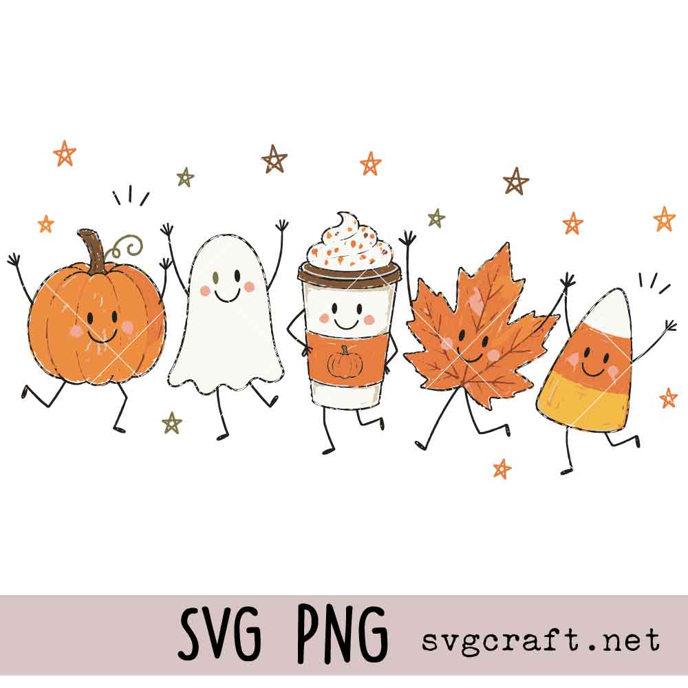 Pumpkin Ghost Candy Corn Svg Png Pumpkin Ghost Candy Corn Svg Png, Cute Fall Svg Png