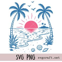 Salty Summer Svg Png, Summer Vibes Svg Png, Beach Svg Png, Tropical Svg Png