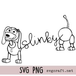 Slinky Dog Svg Png, Toy Story Svg Png, Andy Woody Buzz Lightyear Svg Png