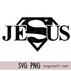 Super Jesus Svg Png, Jesus Svg Png, Christian Svg Png