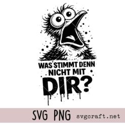 What's wrong with you? Svg Png, Funny seagull saying Svg Png, Dark humor Svg Png