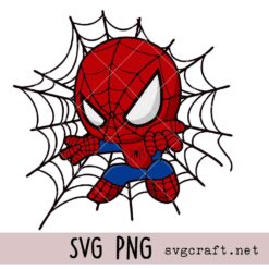 Baby Spiderman Svg Png, Spiderman Svg Png, Spiderman Web Svg Png