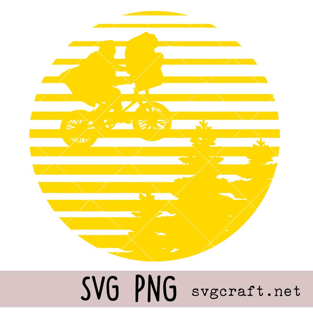 E.T. and Elliott T-Shirt Design Svg Png E.T. and Elliott T-Shirt Design Svg Png, E.T. the Extra-Terrestrial Svg Png, E.T. Movie Svg Png