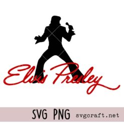 Elvis Presley Svg Png, The King Of Rock N Roll Svg Png