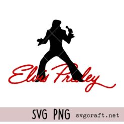 Elvis Presley Svg Png, The King Of Rock N Roll Svg Png