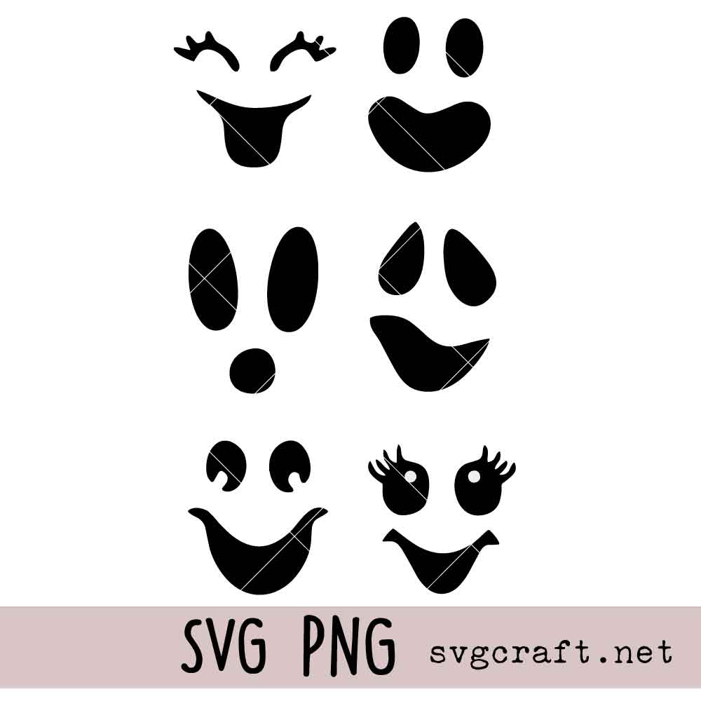 Ghost Face Bundle Svg Png Ghost Face Bundle Svg Png, Fun Halloween Digital Print Design Svg Png