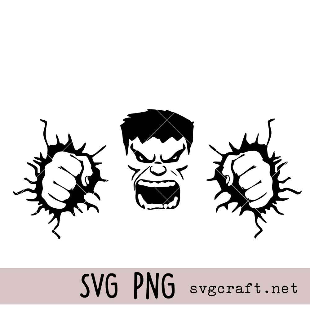 Hulk Vector Cricut Pack Svg Png Hulk Svg Png, Hulk Clip Art Svg Png, Hulk Face Svg Png