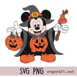 Mickey Mouse Halloween Svg Png