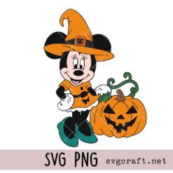 Minnie Mouse Halloween Svg Png