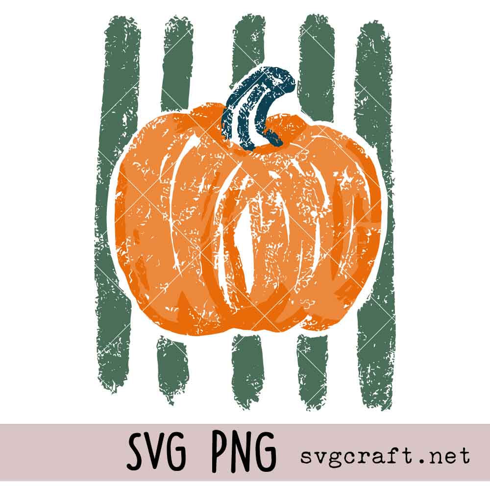 Pumpkin Crayon Svg Png Pumpkin Crayon Svg Png, Cute Fall Pumpkin Svg Png, Rustic Pumpkin Art Svg Png